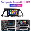 2+32G Android 13 Double Din Car Stereo GPS Navigation Compatible with Sonata 15-17 with Wireless CarPlay iOS/Android Auto 9" Touch Screen Car Radio Audio Receiver Bluetooth WiFi + Camera,Microphone view 2