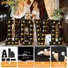 Pooqla 4FT Marquee Light Up Letters, Black Large Letter W Party Decorations view 3