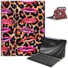 AIRWEE Keyboard Case for iPad Pro 12.9 inch 6th Generation 2022,for iPad Pro 12.9" 5th Gen 2021/4th Gen 2020 Case with Keyboard & Pencil Holder,Clear Rotate Stand for iPad 12.9 Pro Case,Leopard Lips view 1