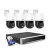 ANNKE 3K Security Camera System with PT Auto-Tracking, 4pcs 340Pan 105Tilt PoE Cameras Home Surveillance Wired Outdoor, 32CH H.265+ NVR, 2-Way Audio, Color Night Vision,(6TB HDD Included) view 1