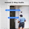 ANNKE 3K Security Camera System with PT Auto-Tracking, 4pcs 340Pan 105Tilt PoE Cameras Home Surveillance Wired Outdoor, 32CH H.265+ NVR, 2-Way Audio, Color Night Vision,(6TB HDD Included) view 4