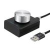 Docooler USB Volume Control, PC Computer Speaker Audio Volume Remote Controller Knob with 1-Key Mute Function, Support Rotation Volume Adjust for PC, Laptop - Silver view 1