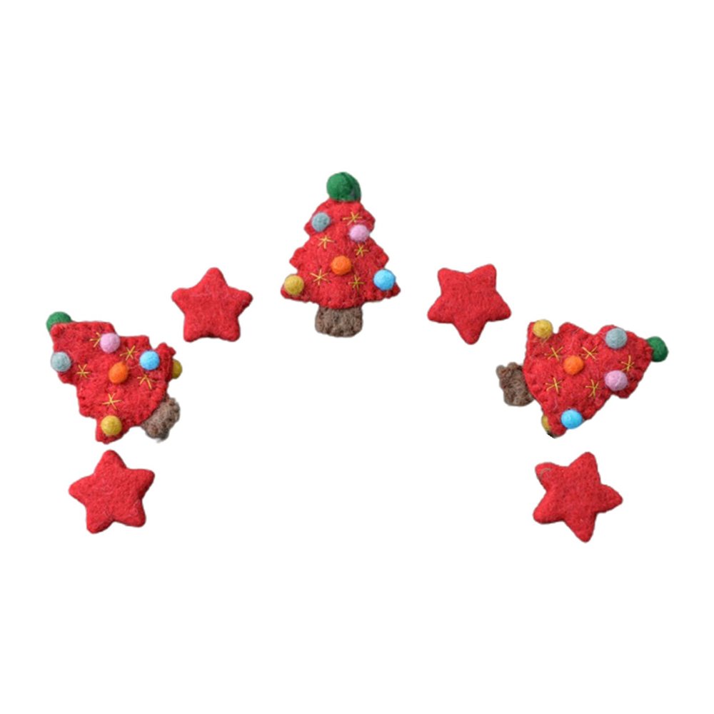 Baby Wool Felt Christmas Tree Set Newborn Photography Props Decoratio
