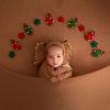 Baby Wool Felt Christmas Tree Set Newborn Photography Props Decoratio view 2
