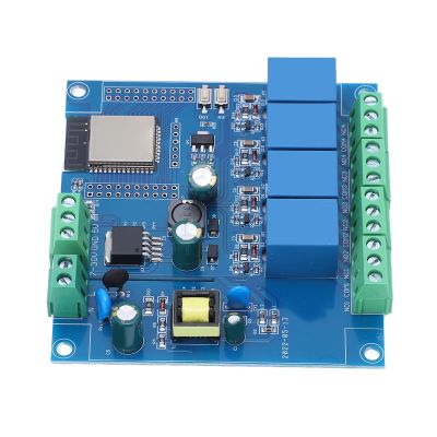 Development Board 4 Way Relay Module Resettable Development Board for Smart House Control Learning