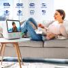 ROADOM 9.8" Portable DVD Player with Screen, 7'' HD 1024*600 Digital Screen, 4000 mAh Rechargeable, Hi-Fi Stereo Sound, Remote Control, Sync TV,Resume Playback, DVD/CD/Bluetooth/USB/Line/Timer/Repeat view 2