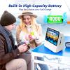 ROADOM 9.8" Portable DVD Player with Screen, 7'' HD 1024*600 Digital Screen, 4000 mAh Rechargeable, Hi-Fi Stereo Sound, Remote Control, Sync TV,Resume Playback, DVD/CD/Bluetooth/USB/Line/Timer/Repeat view 4
