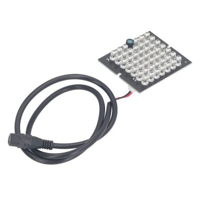 LED Night Lamp Board 850nm 48 IR Beads Infrared Light DC12V Camera CCTV IR Infrared Night ABS Material