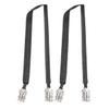 2PCS Door Window Pass Through Flat Coaxial Cable SO239 UHF Female to UHF Female 40cm/15.75inch view 1