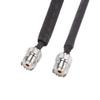 2PCS Door Window Pass Through Flat Coaxial Cable SO239 UHF Female to UHF Female 40cm/15.75inch view 3