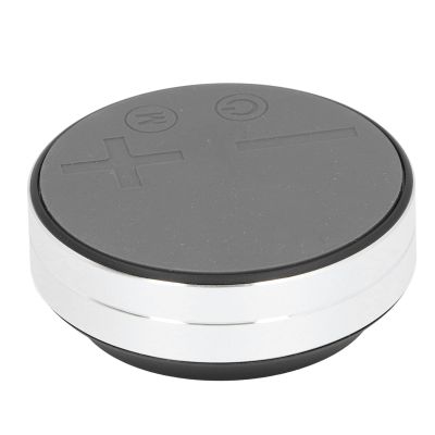 ASHATA Bone Conduction Speaker, True Speakers Mini Portable Stereo Sound Portable Speaker Music Player for Home Outdoor Travel, Suction Cup Base (Silver)