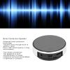 ASHATA Bone Conduction Speaker, True Speakers Mini Portable Stereo Sound Portable Speaker Music Player for Home Outdoor Travel, Suction Cup Base (Silver) view 2