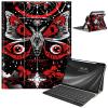 AIRWEE Keyboard Case for iPad Pro 12.9 inch 6th Generation 2022,for iPad Pro 12.9" 5th Gen 2021/4th Gen 2020 Case with Keyboard & Pencil Holder,Clear Rotate Stand for iPad 12.9 Pro Case,Black and Red view 1