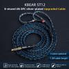 1.2M MMCX Long Earphone Cable, KBEAR ST12 Headphone Cable Replacement Earphone Wire Cable,Improve Comfortable Wearing Upgraded in Ear Monitor Replacement Cable for FILO FH3 FD3(MMCX 3.5, Black, 1.2m) view 2