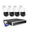 ANNKE 3K Security Camera System with PT Auto-Tracking, 4pcs 340Pan 105Tilt PoE Cameras Home Surveillance Wired Outdoor, 32CH H.265+ NVR, 2-Way Audio, Color Night Vision,(4TB HDD Included) view 1