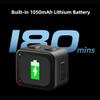 Camnoon 4K WiFi Mini Sports Camera with 2.1 Inch Touch Control Screen 170 Wide Angle Lens Anti-Shake 21M Body Waterproof Built-in Battery with Mounting Accessories Kit for Diving Surfing Skiing view 4