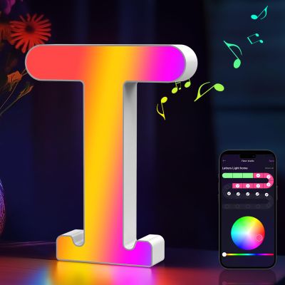 Light Up Letters Marquee Letter LED Lights Music Sync RGB Color Changing