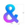Light Up Letters Marquee Letter LED Lights Music Sync RGB Color Changing view 4