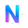 Light Up Letters Marquee Letter LED Lights Music Sync RGB Color Changing view 4