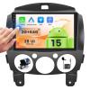 2+64GB Android Car Stereo for Mazda 2 2007-2014 Wireless Carplay Android Auto, 9 Inch Touchscreen Car Radio GPS Navi WiFi Bluetooth Backup Camera FM RDS Radio EQ SWC view 1