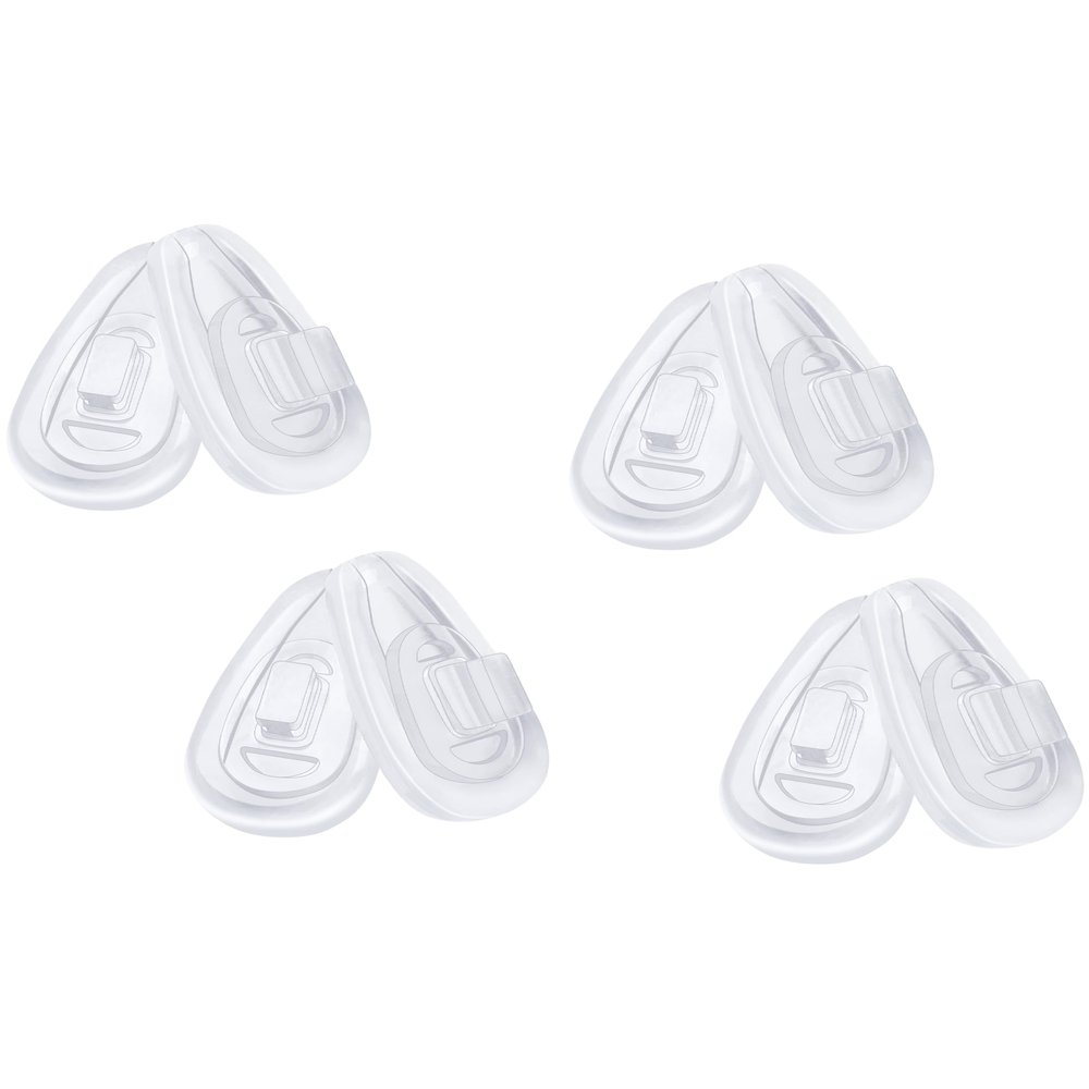 Firtox Replacement Nose Pieces Nose Pads for Oakley Socket Ti OX5019/Socket 5.0 OX3217/Socket 5.5 OX3218/Steel Plate OX3222/Contrail OO4147 Glasses - 4 Pairs