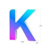 Light Up Letters Marquee Letter LED Lights Music Sync RGB Color Changing view 4