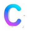 Light Up Letters Marquee Letter LED Lights Music Sync RGB Color Changing view 4