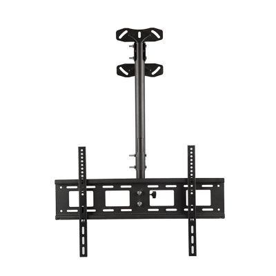 Adjustable Ceiling TV Mount Bracket, Tilt Swivel Telescopic Bracket Fits 32-70 Inch TVs, Fit Flat and Vaulted Ceiling, with Loading 40kg/88Lbs