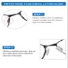 Firtox Replacement Nose Pieces Nose Pads for Oakley Socket Ti OX5019/Socket 5.0 OX3217/Socket 5.5 OX3218/Steel Plate OX3222/Contrail OO4147 Glasses - 12 Pairs view 4
