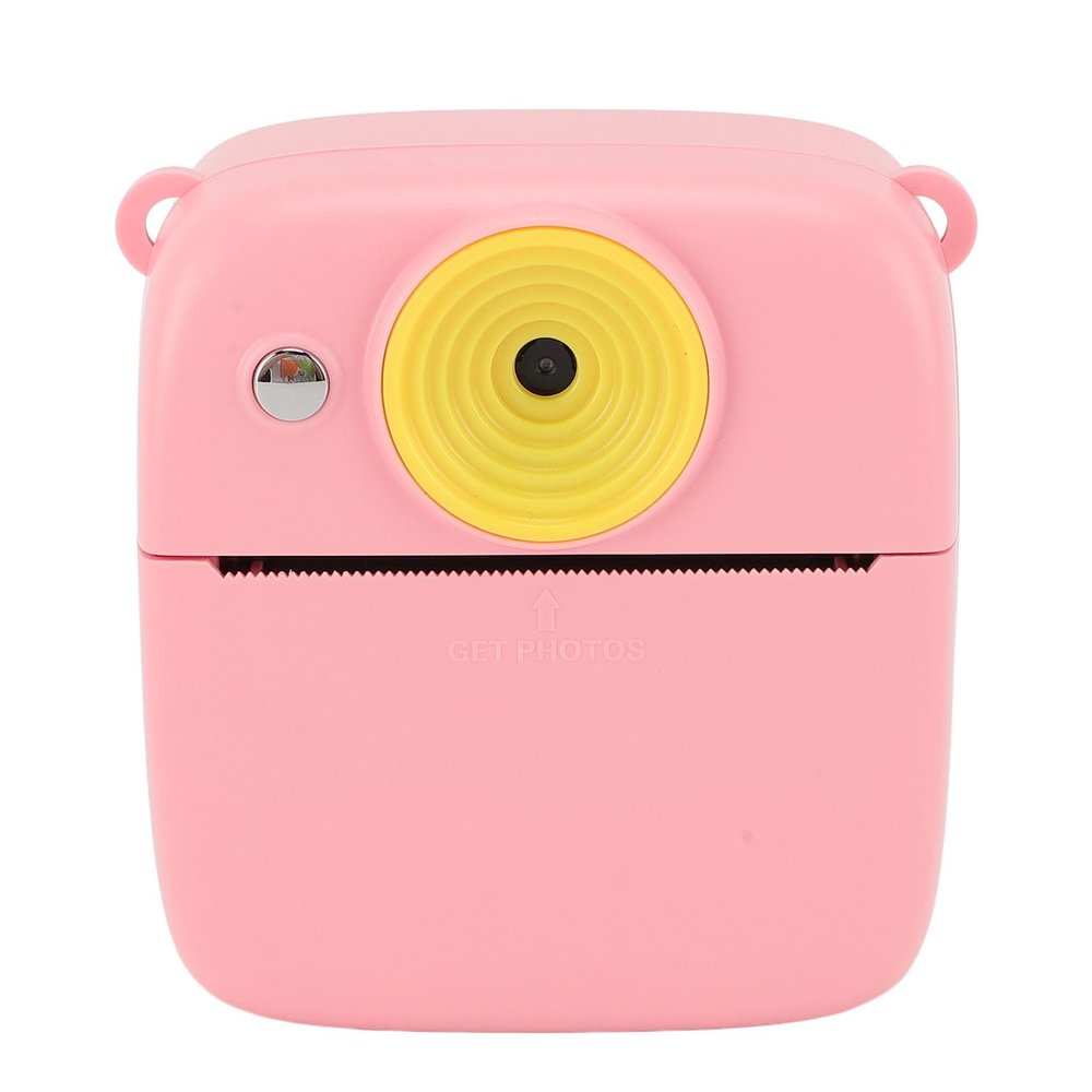Asixxsix Kids Camera Instant Print, 1080P Digital Video Instant Camera for Kids, with Filters Photo Frames and 8X Zoom, 48M Digital Camera, Portable Travel Camera Toy, Toddler Camera (Pink)