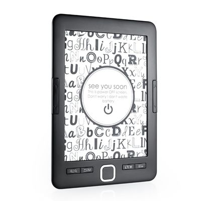 Docooler eReader, 6 Inch Glimmer-Free and Eye-Friendly Screen Reader, 8G of Storage PDF Reader with Protective Case, LED Display Light, Video, Audio, Dark Mode Option - Black