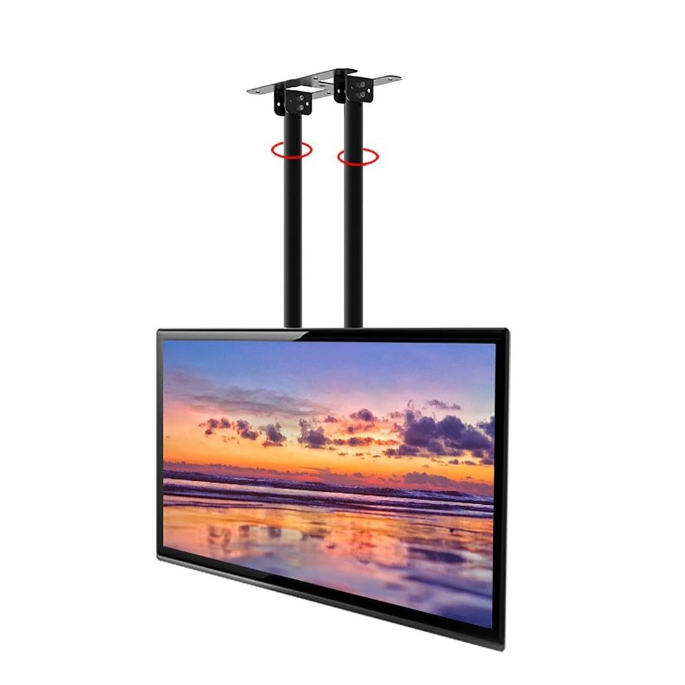 Adjustable Ceiling TV Mount Bracket - Telescoping Ceiling TV Bracket, Ceiling TV Mount, for 40 to 90 inch Flat Screen TVs, Max VESA 900x600mm, Loaded Up to 60kg/132lbs