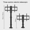 Adjustable Ceiling TV Mount Bracket - with Remote Control Motorized Ceiling TV Mount, Electric TV Lift and Memory Setting, for 32" to 75" TVs Up to 50kg/132lbs, Three Installation Methods view 3