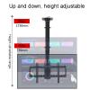 Adjustable Ceiling TV Mount Bracket - with Remote Control Motorized Ceiling TV Mount, Electric TV Lift and Memory Setting, for 32" to 75" TVs Up to 50kg/132lbs, Three Installation Methods view 4