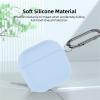 [3 in 1] TSVSXS Silicone Case Compatible with AirPods 4 with Keychain and Cleaning Kit, Soft Shock-Absorbing Protective Case Compatible with AirPods 4 with Active Noise Cancellation view 2