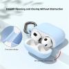 [3 in 1] TSVSXS Silicone Case Compatible with AirPods 4 with Keychain and Cleaning Kit, Soft Shock-Absorbing Protective Case Compatible with AirPods 4 with Active Noise Cancellation view 4