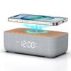 REACHER Alarm Clock Radio with Wireless Charging, Fast Magnetic Charging for Phone/iPhone, Bluetooth Speaker, FM Radio, Dimmable Digital Clock for College Dorm, Bedroom, Bedside, Desk view 1