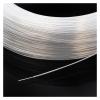 1M/5M Square 0.06 0.12 0.2 Mm Single Core PTFE Silver Plated Wire High Purity Copper Cable HiFi Audio Speaker Headphone DIY(Clear,1 Meter_26AWG) view 4