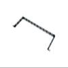 19" L-Shaped Cable Strain Relief Bracket, 6" Offset view 1