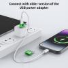USB Male to C Adapter 6 Packs,USBA to C Super Fast Charging & OTG Function, USB-A totype-C Adapter Compatible with iPhone15/16/ 17Plus/AirPods Pro/Galaxy S20/ Google Pixel 7 6 5 4 (Green) view 3
