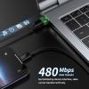 USB Male to C Adapter 6 Packs,USBA to C Super Fast Charging & OTG Function, USB-A totype-C Adapter Compatible with iPhone15/16/ 17Plus/AirPods Pro/Galaxy S20/ Google Pixel 7 6 5 4 (Green) view 4