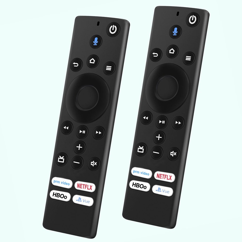 2PCS/Pack Universal Replacement Voice Remote Control NS-RCFNA-19 Sub CT-RC1US-19, Fit for Insignia 4K Ultra HD LED TV, Fit for Toshiba 4K Ultra HD LED TV