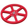 1/4 7 Inch Empty Tape Reel, Aluminum Alloy Universal Open Reel Sound Tape Empty Reel, 6 Wind Holes, for Opening Machine Part, Genericegaqg7rmy5-13 (Red) view 2