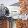 Dummy Solar Security Camera, Bullet Dummy Fake Simulated Camera, Solar Powered CCTV Security Fake Dummy Camera with LED Realistic Light, Waterproof, Indoor Outdoor view 2