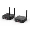 5.8GHz&5.2GHz Dual-Band Wireless Audio Transmitter Receiver for TV/PC, 160ft Long Range 0.018s Low Latency with Built-in 2.4G Bluetooth 5.3 Receiver, Wireless Adapter Kit with RCA(3.5mm) Out/Input view 1