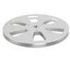 1/4 Empty Tape Reel, Open Reel Audio Aluminum Alloy Takeup Reel, 6 Hole Wind Holes Aviation Aluminum, Stainless Steel Screws, Low Noise Universal for Reel Recording Tape view 3