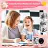 Rongta Kids Camera Instant Print, 1080P Kids Instant Cameras that Print Photos, Christmas Birthday Gifts for Girls Age 3-12, Video Camera Portable Toy for 3 4 5 6 7 8 9 10 Year Old Kids Girls(Pink) view 2