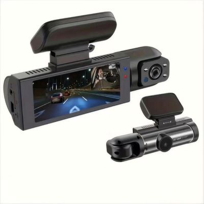 1080P Dual Camera Dash Cam, G-Sensor HD Night Vision Loop Recording Wide Angle Car DVR Without Memory Card