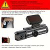 1080P Dual Camera Dash Cam, G-Sensor HD Night Vision Loop Recording Wide Angle Car DVR Without Memory Card view 2