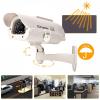 Dummy Solar Security Camera, Bullet Dummy Fake Simulated Camera, Solar Powered CCTV Security Fake Dummy Camera with LED Light, Waterproof, Indoor Outdoor view 3